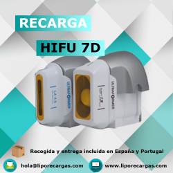 Recarga cartucho HIFU 7D