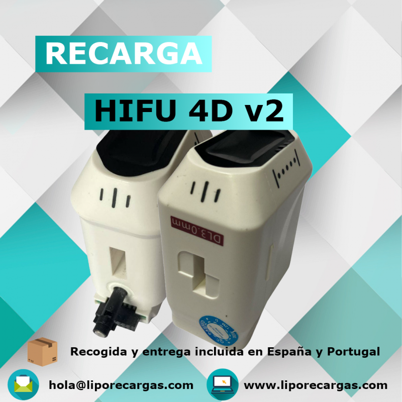 Recarga cartucho HIFU 4D
